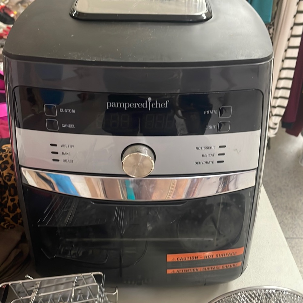 Pampered chef air fryer oven